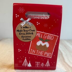 Christmas Pud “All Good in the Pud” Cross Stitch Kit